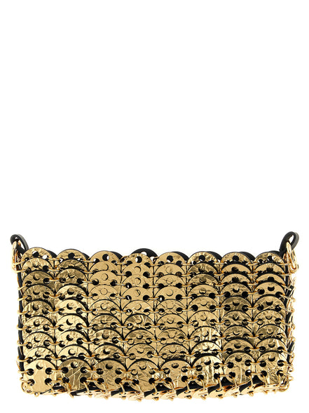 Paco Rabanne Black Calfskin Crossbody Bag