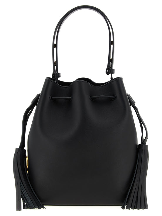 Valentino Garavani Black Calfskin Shoulder Bag