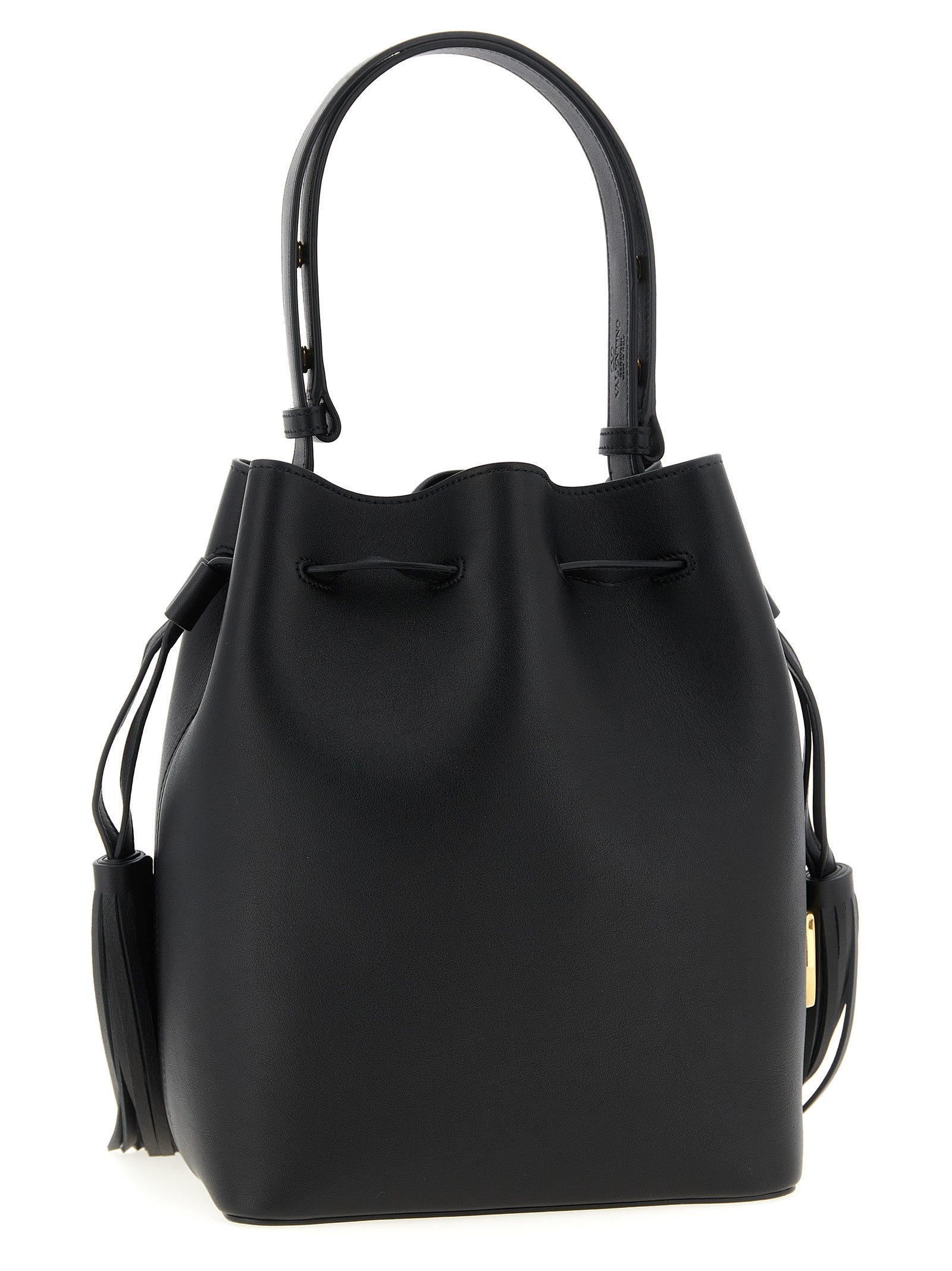 Valentino Garavani Black Calfskin Shoulder Bag