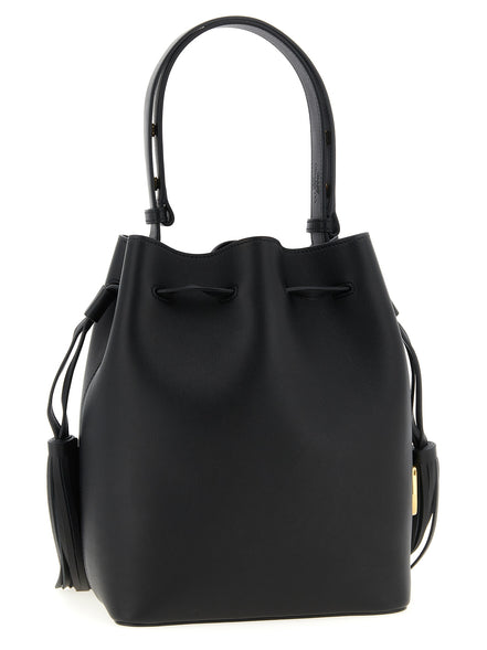 Valentino Garavani Black Calfskin Shoulder Bag