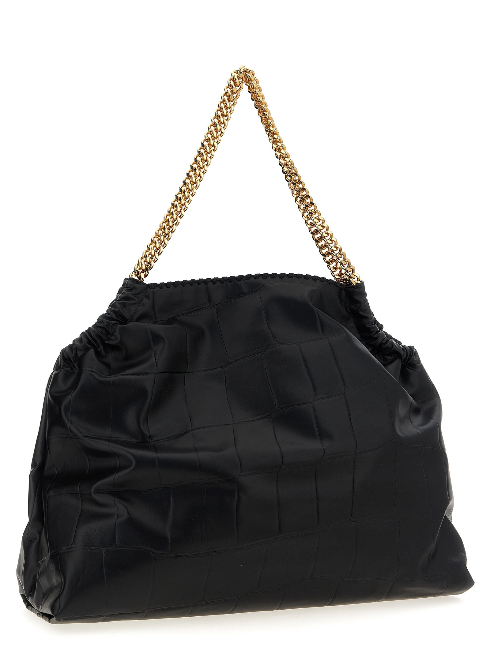 Stella McCartney Black Polyester Tote Bag