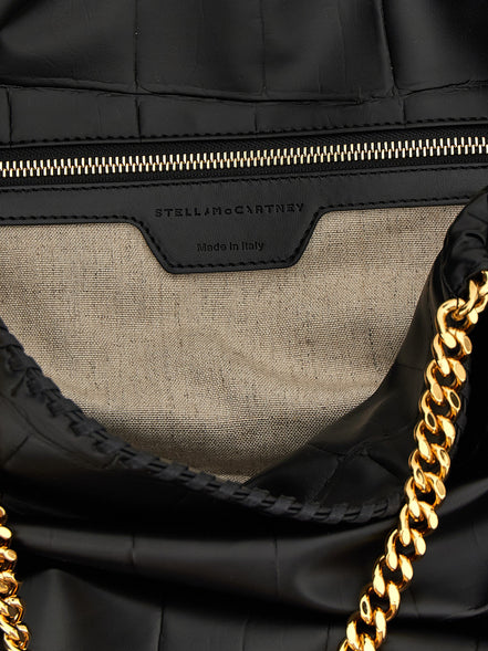 Stella McCartney Black Polyester Tote Bag
