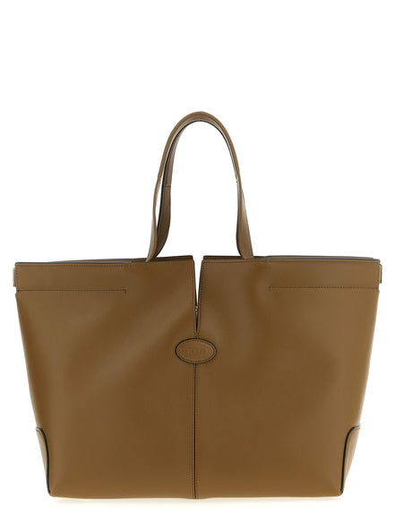 Tod's Bicolor Calfskin Tote Bag