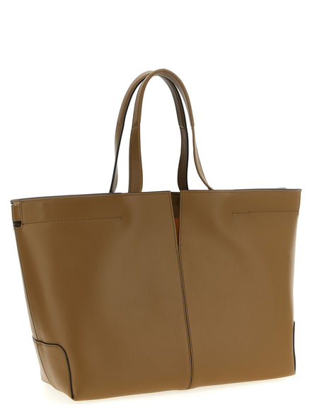 Tod's Bicolor Calfskin Tote Bag