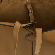 Tod's Bicolor Calfskin Tote Bag