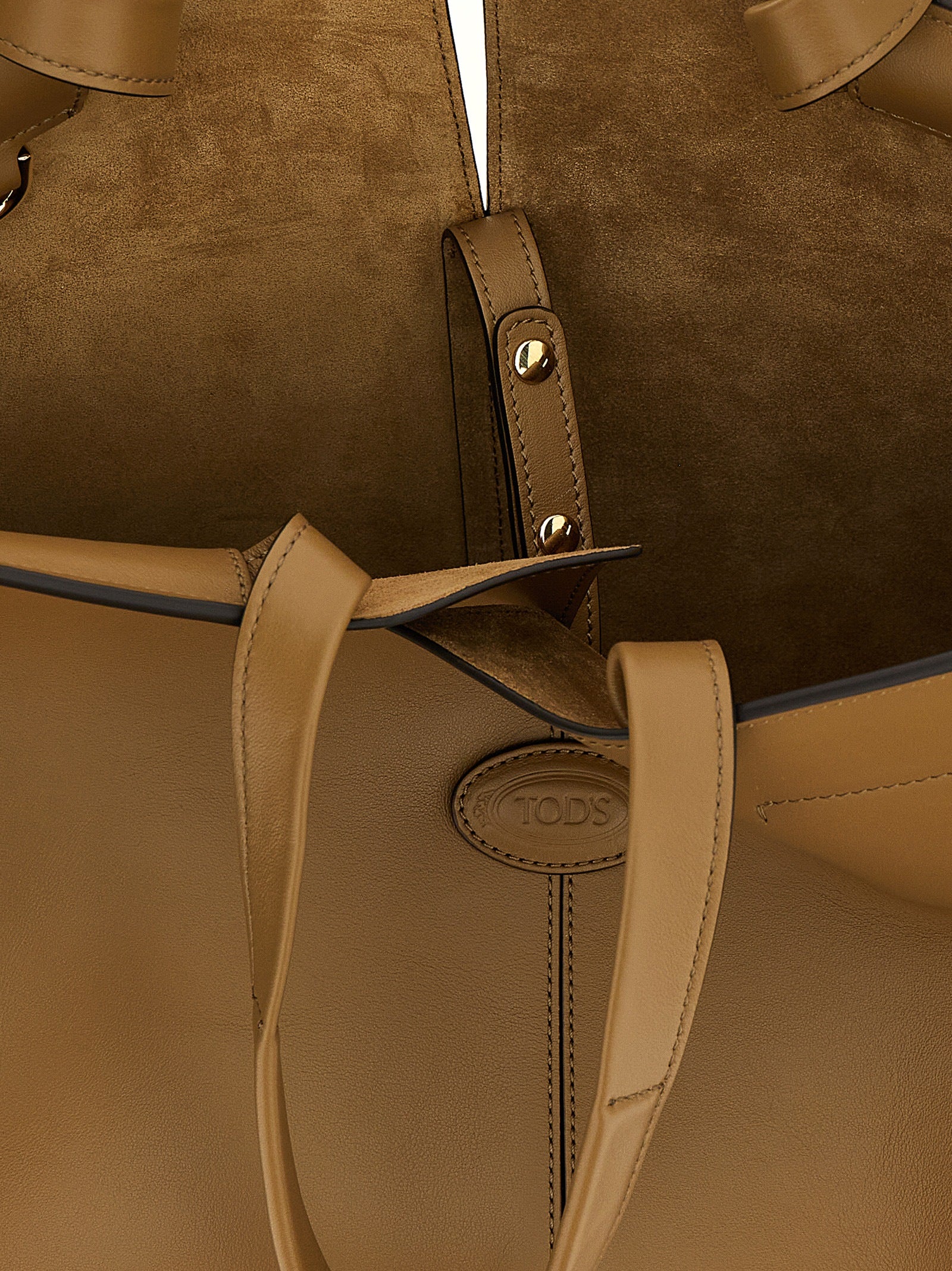 Tod's Bicolor Calfskin Tote Bag