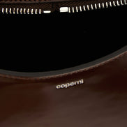 Τσάντα Χειρός από Καφέ Δέρμα Αγελάδας Coperni