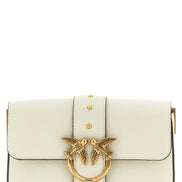 PINKO White Goatskin Crossbody Bag