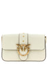 PINKO White Goatskin Crossbody Bag