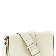 PINKO White Goatskin Crossbody Bag