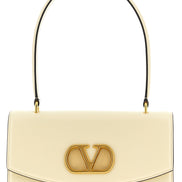 Valentino Garavani White Calfskin Shoulder Bag