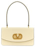 Valentino Garavani White Calfskin Shoulder Bag
