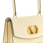 Valentino Garavani White Calfskin Shoulder Bag