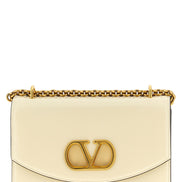 Valentino Garavani White Calfskin Shoulder Bag