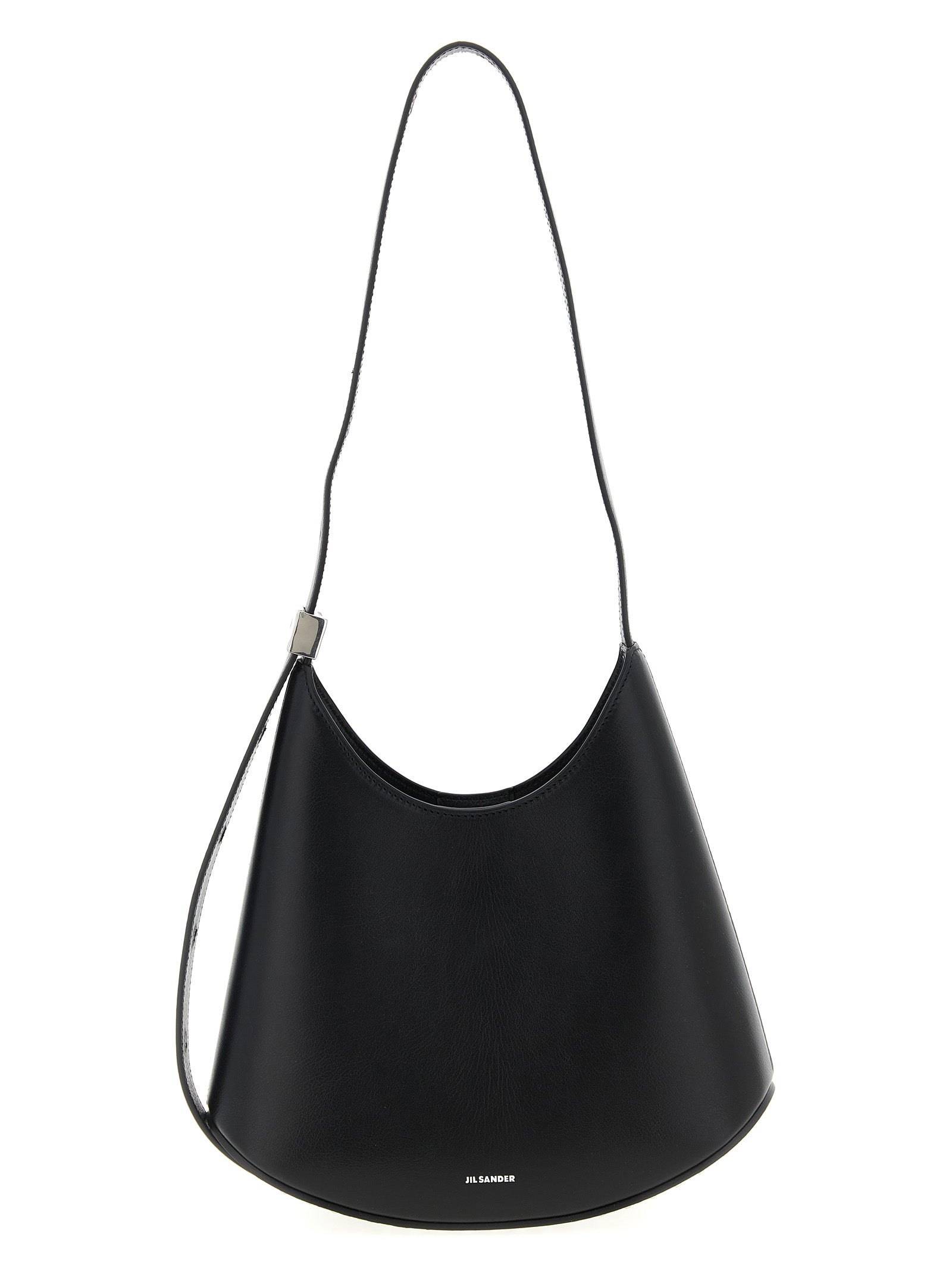 Jil Sander Black Bovine Leather Shoulder Bag