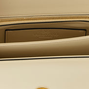 Valentino Garavani White Calfskin Shoulder Bag