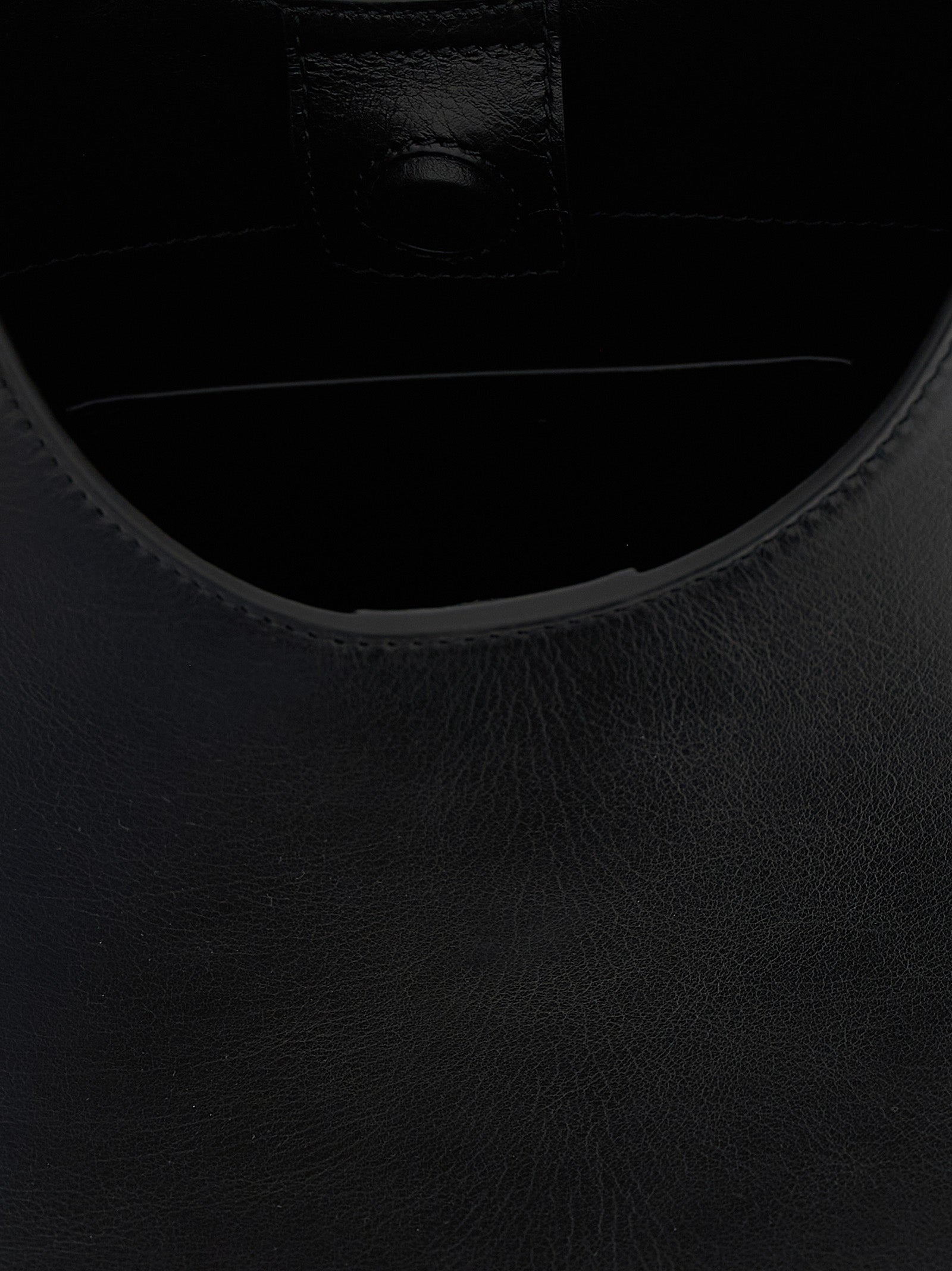 Jil Sander Black Bovine Leather Shoulder Bag