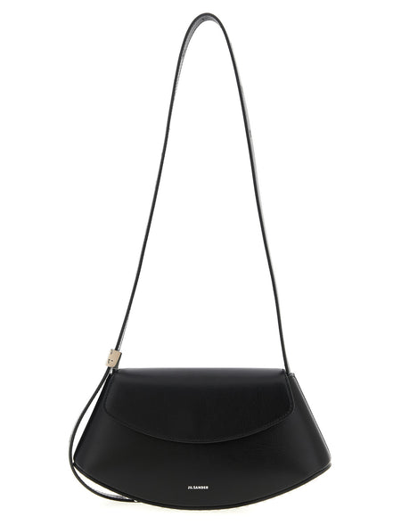 Jil Sander Black Bovine Leather Crossbody Bag