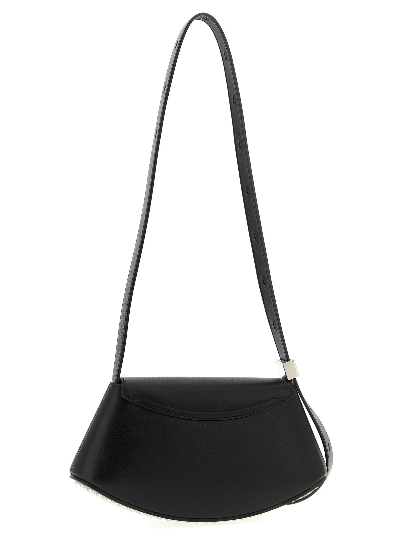 Jil Sander Black Bovine Leather Crossbody Bag