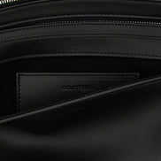 Courrèges Black Cowhide Clutch Bag