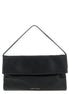 Elisabetta Franchi Black Calfskin Shoulder Bag