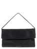 Elisabetta Franchi Black Calfskin Shoulder Bag