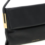 Elisabetta Franchi Black Calfskin Shoulder Bag