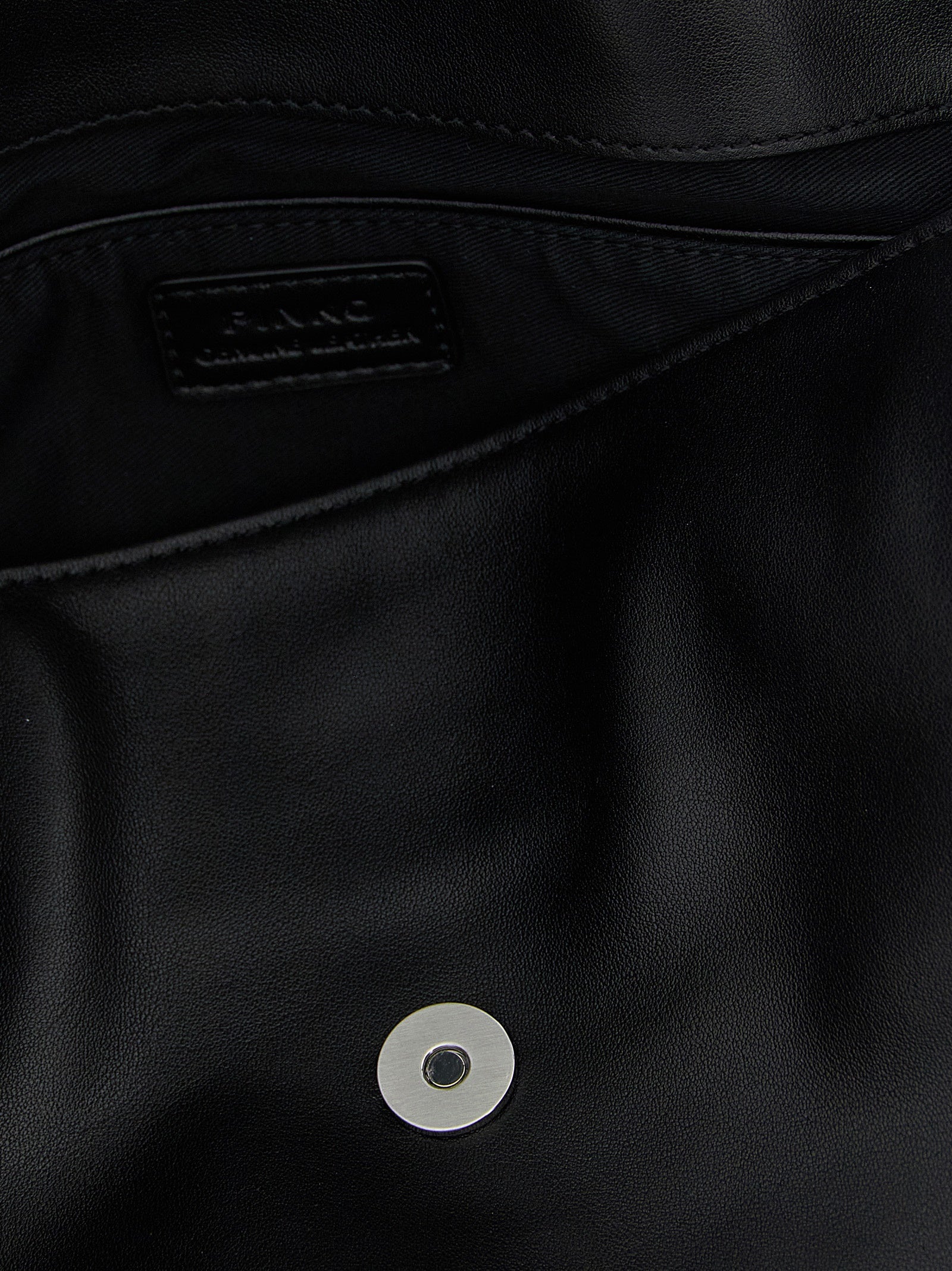 PINKO Black Goatskin Shoulder Bag