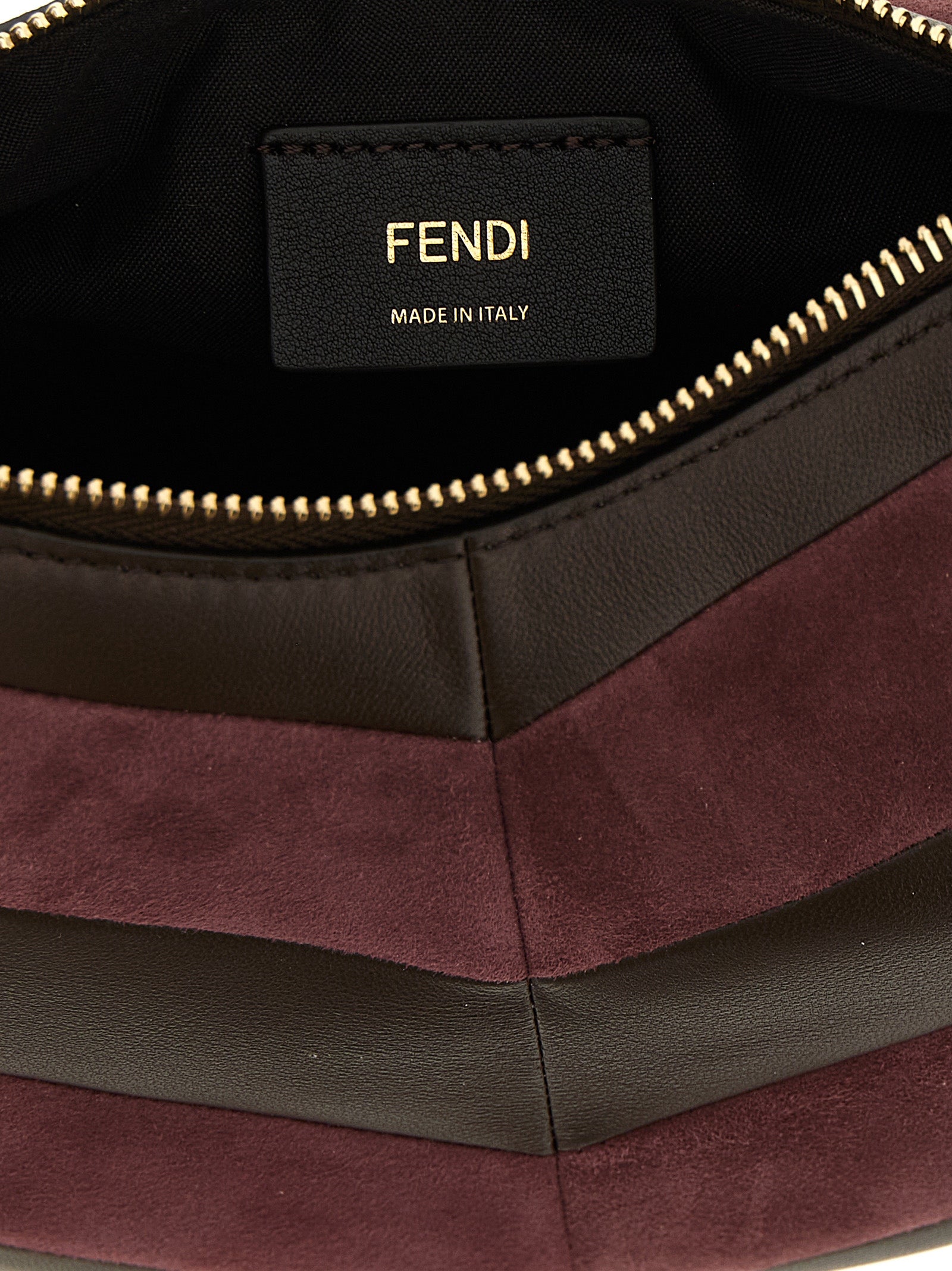 Τσάντα χειρός Fendi από πολύχρωμο δέρμα αρνιού