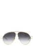 Gucci Gold Metal Sunglasses