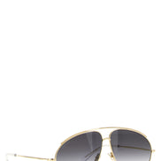Gucci Gold Metal Sunglasses