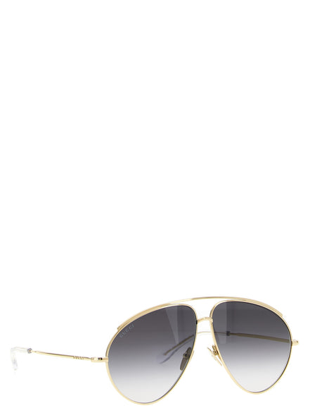 Gucci Gold Metal Sunglasses