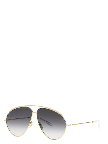 Gucci Gold Metal Sunglasses