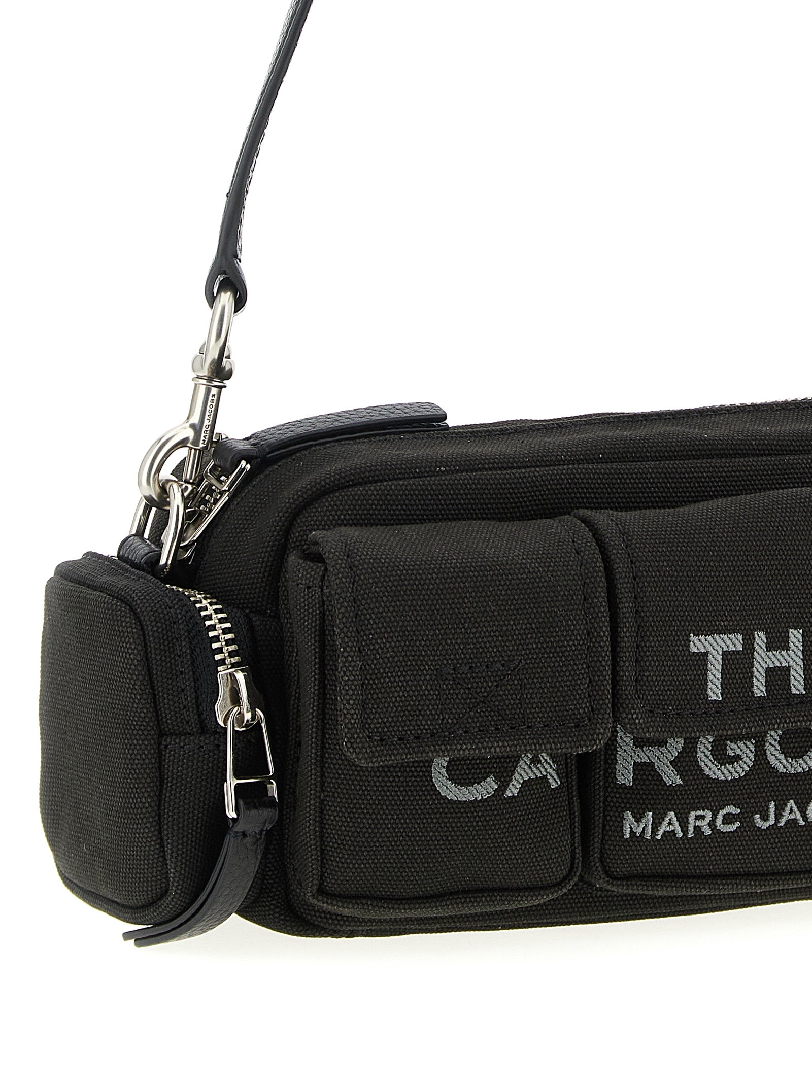 Τσάντα ώμου Marc Jacobs από μαύρο βαμβάκι