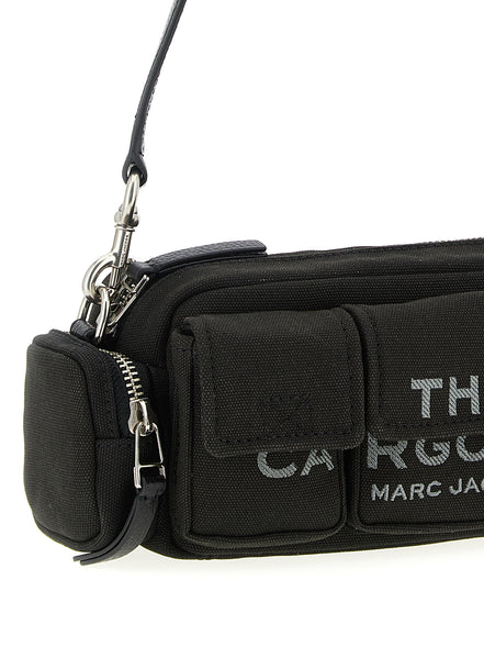 Τσάντα ώμου Marc Jacobs από μαύρο βαμβάκι