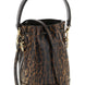 Fendi Brown Velvet Leather Handbag
