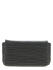 Brunello Cucinelli Black Leather Clutch Bag