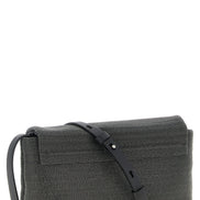 Brunello Cucinelli Black Leather Clutch Bag
