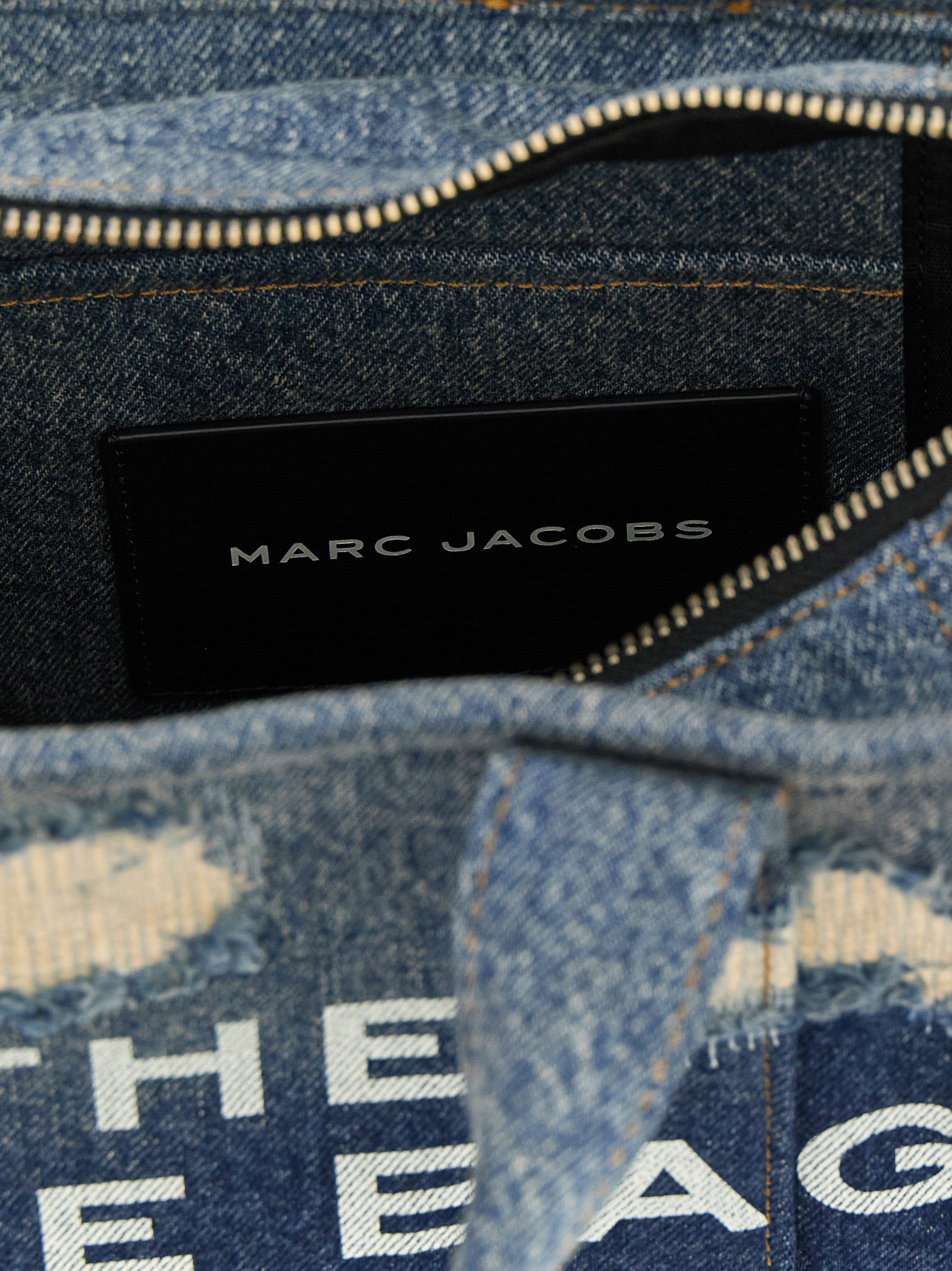 Marc Jacobs Blue Cotton Tote Bag