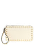 Valentino Garavani White Calfskin Clutch Bag