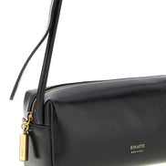 Khaite Black Calfskin Crossbody Bag
