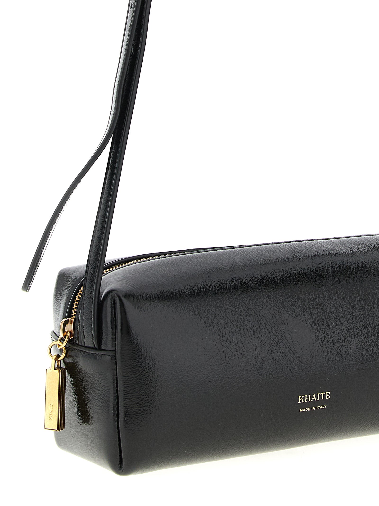 Khaite Black Calfskin Crossbody Bag