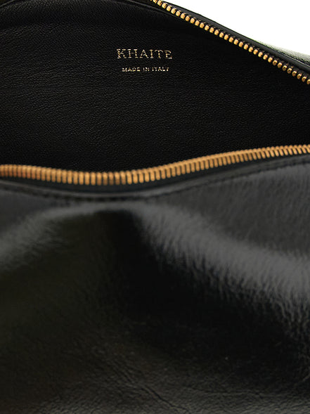 Khaite Black Calfskin Crossbody Bag