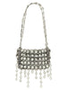 Paco Rabanne Silver Brass Shoulder Bag
