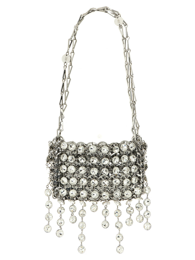 Paco Rabanne Silver Brass Shoulder Bag