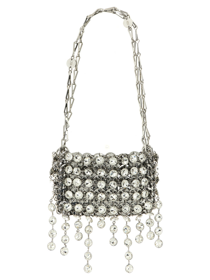 Paco Rabanne Silver Brass Shoulder Bag