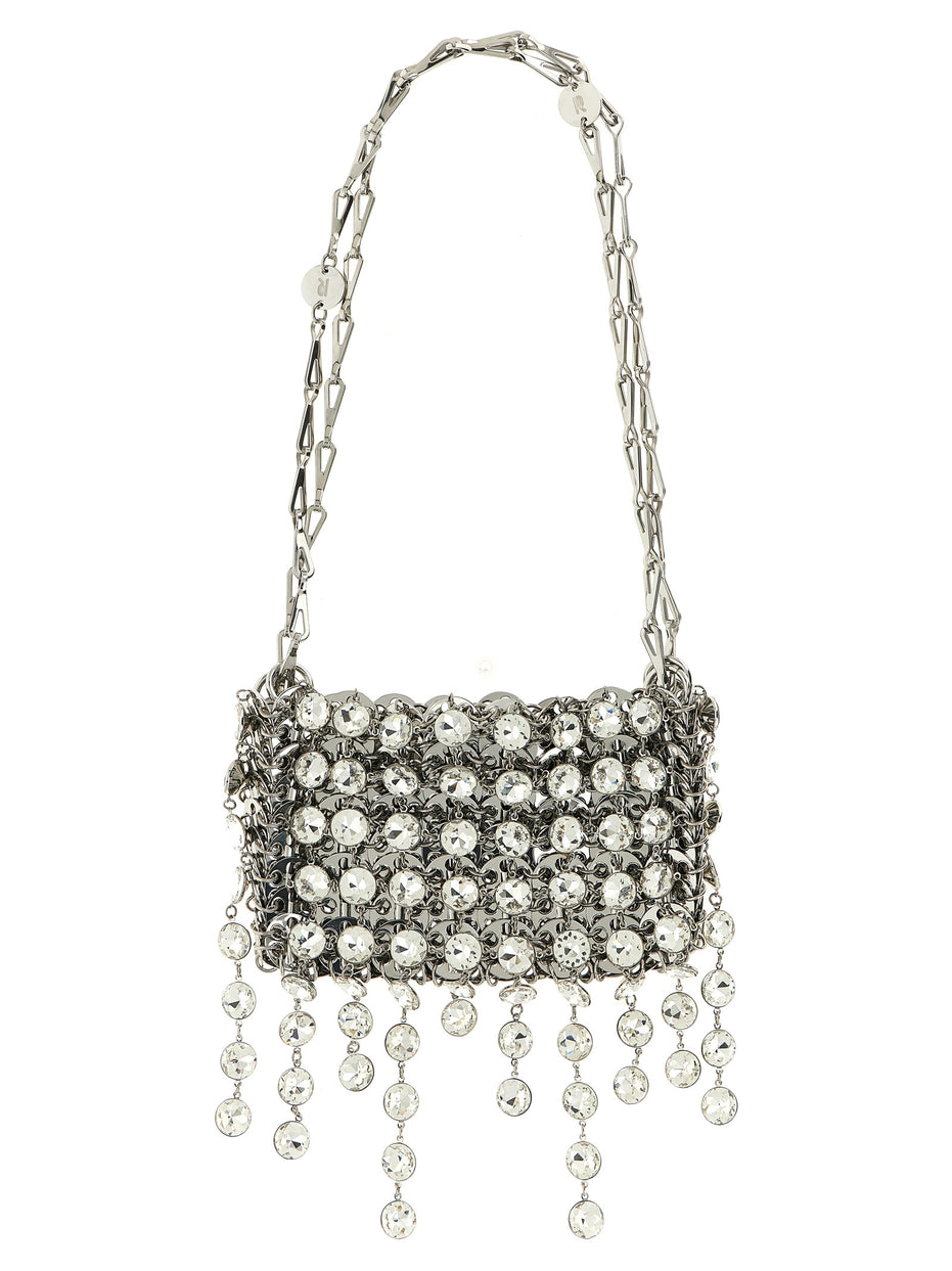 Paco Rabanne Silver Brass Shoulder Bag