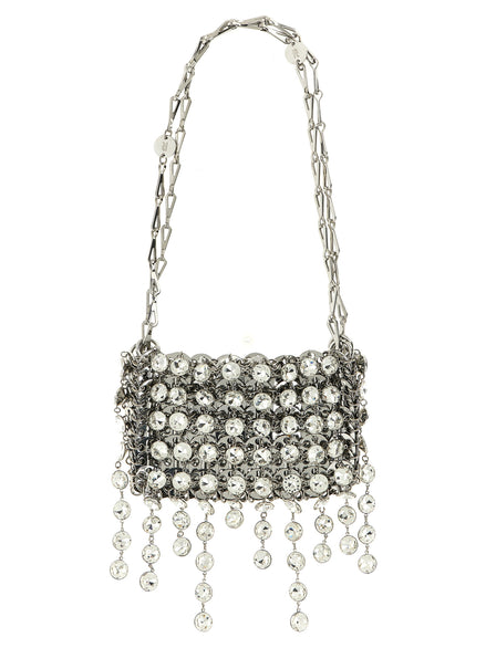 Paco Rabanne Silver Brass Shoulder Bag