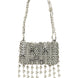 Paco Rabanne Silver Brass Shoulder Bag