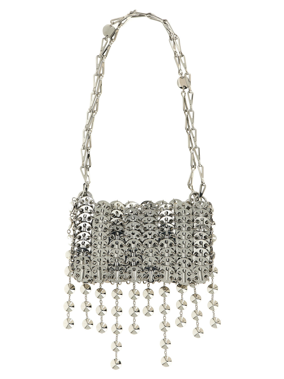 Paco Rabanne Silver Brass Shoulder Bag